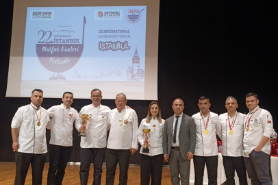 ESBAŞ aşçıları uluslasarası yarışmadan altın ünvanlarla döndü.