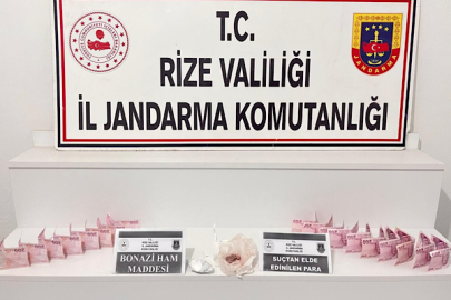 Rize’de “Uyuşturucu ve Uyarıcı Maddelerle Mücadele” operasyonu