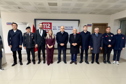 Vali Erol ve beraberindeki heyet, kamu görevlilerini ziyaret etti