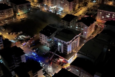 Görükle' de korkutan otel yangını