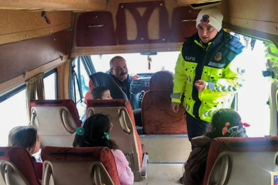 Malatya’da okul servisleri ve okul çevrelerinde denetim