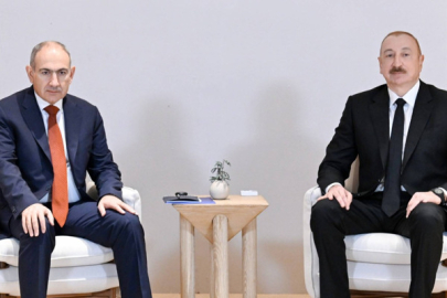Azerbayan Cumhurbaşkanı Aliyev, Ermenistan Başbakanı Paşinyan ile görüştü