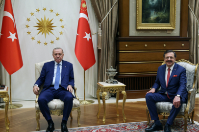Cumhurbaşkanı Erdoğan, TOBB Başkanı Hisarcıklıoğlu ile bir araya geldi
