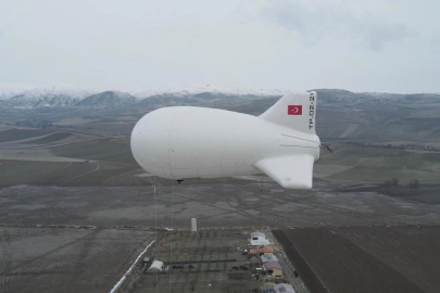 Yerli aerostat GÖKÇERİ sahada: "Uçan karakol" görevde