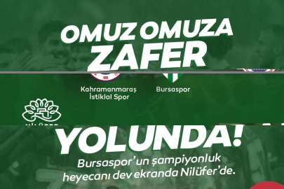 Bursaspor’un Şampiyonluk Heyecanı Nilüfer’de Yaşanacak