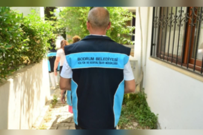 Bodrum'da dar gelirli vatandaşlara sosyal destek kartı dağıtımı devam ediyor