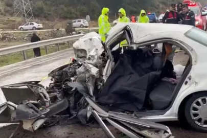 Isparta'da meydana gelen kazada 2 kişi öldü 4 kişi yaralandı
