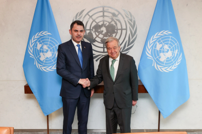 Bakan Kurum'dan BM temsilcileriyle ikili görüşme