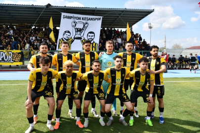 Keşanspor’dan şampiyonluk zaferi