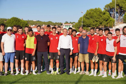 Başkan Ergin’den Ayvalıkgücü Belediyespor’a Moral Ziyareti