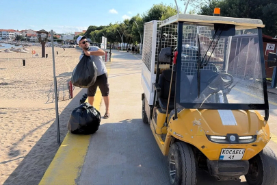Kandıra Sahillerinden 64 Tır Çöp Toplandı