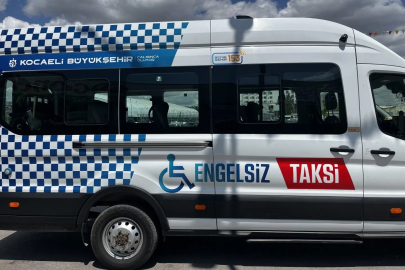Kocaeli Büyükşehir Belediyesi’nin “Engelsiz Taksi” hizmeti,  6 ayda 13 bin kez yola çıktı