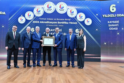 KAYSO'nun hizmet kalitesi akreditasyon sertifikasını almaya hak kazandı.