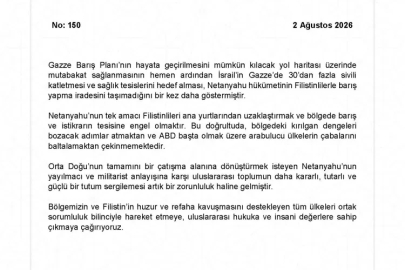 Dışişleri Bakanlığı, Gazze Barış Planı'na ilişkin yol haritasında mutabakat sağlanmasının hemen ardından İsrail'in Gazze'ye düzenlediği saldırılara sert tepki gösterdi.