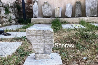 İstanbul’da Alemdar Ali Haydar Dede tarafından yaptırılan Haydarhane Camii Haziresi’ndeki 7 tarihi mezar taşı, bir şüphelinin saldırısı sonucu zarar gördü.