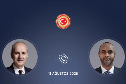 TBMM Başkanı Numan Kurtulmuş’tan Somali Halk Meclisi Başkanı Abdülkadir Muhammed Nur'a Terörle Mücadelede Yanınızdayız mesajı
