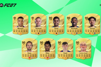 EA SPORTS FC™ 27’nin En Yüksek Reytingli 27 Erkek ve Kadın Oyuncusu Açıklandı