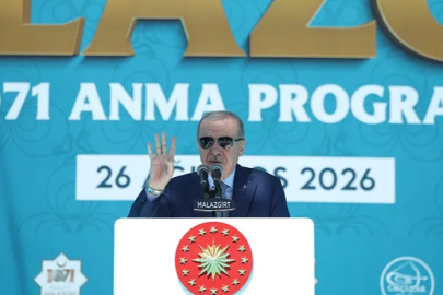 Cumhurbaşkanı Erdoğan, Malazgirt Zaferi’nin 955’inci yıl dönümü programında önemli mesajlar verdi