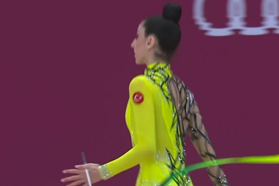 Milli Cimnastikçimiz Hatice Gökçe Emir, Akdeniz Oyunları Şampiyonu oldu