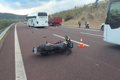 Bursa’da motosiklet kamyona arkadan çarptı: Sürücü hayatını kaybetti