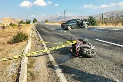Malatya’da otomobil ile motosiklet çarpıştı: 23 yaşındaki sürücü hayatını kaybetti