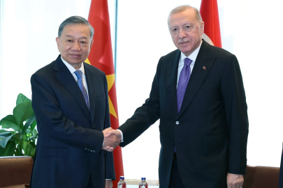 Cumhurbaşkanı Erdoğan, Vietnam Devlet Başkanı To Lam ile bir araya geldi