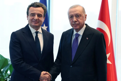 Cumhurbaşkanı Erdoğan, Kosova Başbakanı Kurti’yi Türkevi’nde kabul etti
