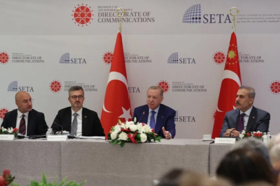 Cumhurbaşkanı Erdoğan, New York’ta SETA eş güdümünde düzenlenen toplantıya katıldı