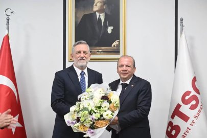 Bursa Ticaret ve Sanayi Odası’nda (BTSO) devir teslim gerçekleşti