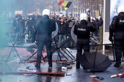 Belçika’daki protestolarda 195 kişi gözaltına alındı