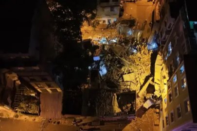 Beyoğlu’nda Gece Yarısı Bina Çöktü: Ekipler 3 Saat Arama Yaptı